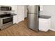 A kitchen showcasing stainless steel appliances and granite countertops at 2555 Flat Shoals Rd # 3405, Atlanta, GA 30349