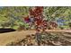 Backyard boasts lush, green grass and mature trees, making it the perfect spot for outdoor entertaining at 3035 Sherbourne Dr, Lithonia, GA 30058