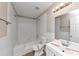 Well-lit bathroom with white fixtures and neutral wall colors at 2780 Creekwood Ln, Lawrenceville, GA 30044