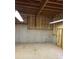 Unfinished basement with concrete walls and exposed wood beams, ready for customization at 4542 White Rd, Douglasville, GA 30135
