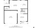 Downstairs floor plan of a home with a kitchen, living room, dining area, and porch at 4542 White Rd, Douglasville, GA 30135