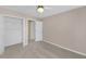 Neutral bedroom with closet and doorway at 2983 Bancroft Nw Gln, Kennesaw, GA 30144
