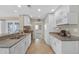 Spacious kitchen featuring granite countertops and white appliances at 2983 Bancroft Nw Gln, Kennesaw, GA 30144