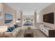 Open-concept living and dining area with stylish decor and ample natural light at 2983 Bancroft Nw Gln, Kennesaw, GA 30144