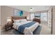 Spacious main bedroom with plush carpeting, ceiling fan, and decor at 2983 Bancroft Nw Gln, Kennesaw, GA 30144