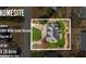 A detailed aerial view showing the property's boundaries, lush backyard, and convenient location in Sugar Hill, GA at 5489 White Cedar Ter, Sugar Hill, GA 30518