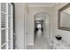 Inviting entryway features arched doorways and modern, neutral tones at 3826 Dandridge Way, Duluth, GA 30096