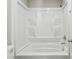 Bathroom shower with shelving for storage at 4322 Idlewood Ln, Tucker, GA 30084