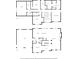 Detailed floor plan featuring bedrooms, bathrooms, kitchen, living room, and garage for spacious living at 100 Oakwind Pkwy, Canton, GA 30114