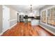Modern kitchen featuring stainless steel appliances and granite countertops at 100 Oakwind Pkwy, Canton, GA 30114