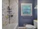 Clean bathroom with tiled shower, white fixtures, and modern finishes at 3969 Potomac Nw Dr, Kennesaw, GA 30144
