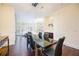 Elegant dining room with modern chandelier and hardwood floors at 1096 Holly Ave, Atlanta, GA 30338