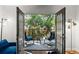 Inviting balcony with seating, accessible through french doors at 1355 Euclid Ne Ave # 21B, Atlanta, GA 30307
