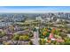 An aerial view of the property nestled amongst a tree lined street near green spaces at 375 Ralph Mcgill Ne Blvd # 502, Atlanta, GA 30312