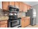 Well-equipped kitchen with stainless steel appliances, granite countertops, and a stylish backsplash at 375 Ralph Mcgill Ne Blvd # 502, Atlanta, GA 30312