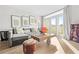 Bright and airy living room featuring modern decor, comfortable seating, and large windows for plenty of natural light at 375 Ralph Mcgill Ne Blvd # 502, Atlanta, GA 30312