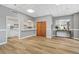 Resident lounge area leading to kitchen with white appliances, perfect for gatherings and casual dining at 375 Ralph Mcgill Ne Blvd # 502, Atlanta, GA 30312