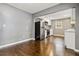 Kitchen featuring new stainless steel appliances and hardwood floors at 2267 Bryant Dr, East Point, GA 30344