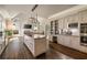 Well-appointed kitchen with granite countertops, a kitchen island, and stainless appliances at 3720 River Mansion Dr, Peachtree Corners, GA 30096