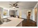 Spacious office with hardwood floors, ceiling fan, and natural light at 3720 River Mansion Dr, Peachtree Corners, GA 30096