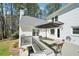 Multi-level deck is ideal for enjoying the outdoors while overlooking the backyard and pool at 1260 Centenary Rdg, Snellville, GA 30078