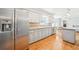 Bright eat-in kitchen features stainless steel appliances and a kitchen island at 1260 Centenary Rdg, Snellville, GA 30078