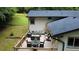Large backyard with spacious deck is perfect for outdoor entertaining and relaxing with nature at 3306 Sleepy Se Ln, Smyrna, GA 30080