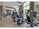 On-site gym with treadmills, elliptical machines, and stationary bikes with views at 1820 Peachtree Nw St # 608, Atlanta, GA 30309
