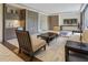 Resident lounge with seating, kitchenette, and hardwood floors at 1820 Peachtree Nw St # 608, Atlanta, GA 30309