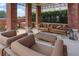 Inviting outdoor patio area with comfortable seating, perfect for relaxation at 1820 Peachtree Nw St # 608, Atlanta, GA 30309