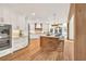 Gourmet kitchen with marble countertops, stainless steel appliances, and a center island at 2335 Flat Stone Dr, Cumming, GA 30041