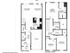 Detailed floor plan showcasing the layout of the home's two floors, including room dimensions at 1901 Creel Ln, Atlanta, GA 30349