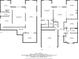 Detailed floor plan showcasing spacious rooms, utility, and large garage at 57 Sorghum Ct, Dallas, GA 30157