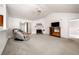 Inviting living room with fireplace and vaulted ceiling, perfect for relaxation and entertaining at 57 Sorghum Ct, Dallas, GA 30157