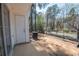 A patio with an air conditioner and a fenced in backyard at 1851 Devon Dr, Atlanta, GA 30311