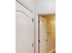 The bathroom with a partially open door features a towel rack at 40 Kingfisher Walk, Covington, GA 30014