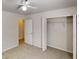 Cozy bedroom featuring a closet and a ceiling fan at 40 Kingfisher Walk, Covington, GA 30014