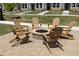 Comfortable fire pit area with seating, perfect for relaxing outdoors at 1366 Creekside Nw Cir, Atlanta, GA 30318