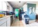 A kitchen with white cabinetry and tiled floors at 3117 Janice Cir, Atlanta, GA 30341