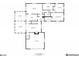 Detailed floorplan of home showing layout of kitchen, bedrooms, garage, and living areas at 3868 Prentiss Dr, Decatur, GA 30034