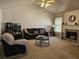 Spacious living room featuring a fireplace, plush seating and high ceilings providing an airy atmosphere at 68 Georgias Ln, Dallas, GA 30157
