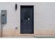 Side entry door with glass window and modern black hardware at 3240 Miller Bottom Rd, Conyers, GA 30012
