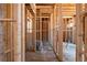 Framing details and plumbing fixtures during new home construction at 3240 Miller Bottom Rd, Conyers, GA 30012