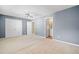 Spacious bedroom featuring large closets and neutral carpet, offering a blank canvas for personalization at 258 Venture Path, Hiram, GA 30141