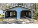 The garage has two bays, wood framing, and a concrete floor at 528 Lower Scott Mill Rd, Canton, GA 30114