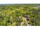 Overhead view showcasing the community nestled in a lush green landscape at 110 Myers Dr, Alpharetta, GA 30009