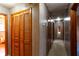 This hallway features light-colored wood walls and trim at 3856 Egypt Rd, Snellville, GA 30039