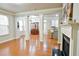 Spacious living area showcasing hardwood floors and natural light at 2620 Sardis Chase Court, Buford, GA 30519