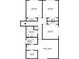 Second floor plan with bedrooms and bathrooms layout at 3637 Windmill Rd, Ellenwood, GA 30294