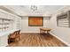 Craft space featuring built-in shelving, luxury vinyl flooring and recessed lighting at 4916 Locklear Way, Marietta, GA 30066